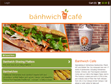 Tablet Screenshot of banhwichcafe.com